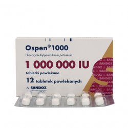 Оспен (Феноксиметилпенициллин) табл. 1млн. МЕ №12 в Перми и области фото